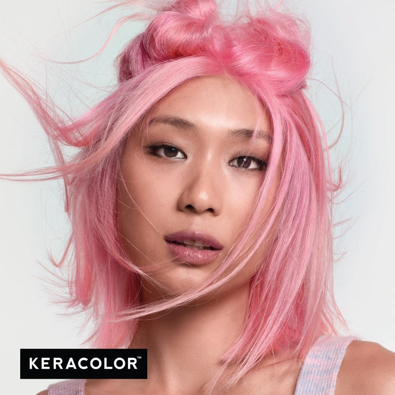Keracolor Clenditioner LIGHT PINK Hair Dye - Semi Permanent Hair Color Depositing Conditioner, Cruelty-free, 33.8 Fl. Oz. - Image 5